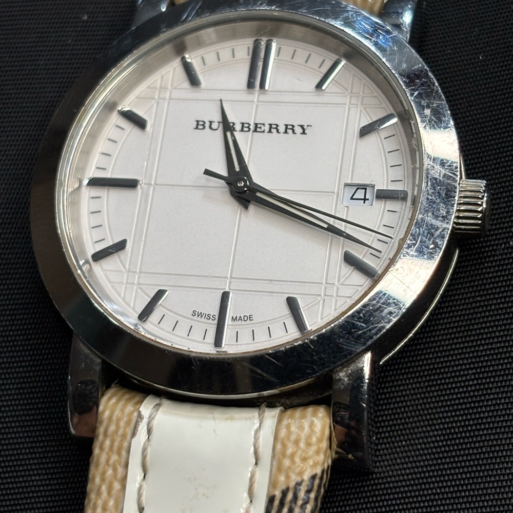 Burberry Classic Beige Checkered Watch